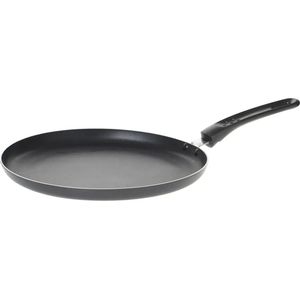 Pannenkoekenpan - 4 warmte bronnen geschikt - zwart - dia 26 cm