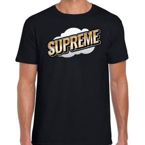 Fout Supreme t-shirt in 3D effect zwart voor heren