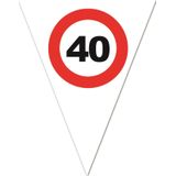 Feestartikelen 40 jaar verjaardag versiering pakket verkeersborden