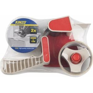 Tape dispenser inclusief 2x rollen tape