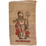 5x Jute cadeau zakken voor Sinterklaas 60 x 102 cm