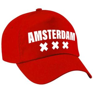 Amsterdam pet rood voor dames en heren