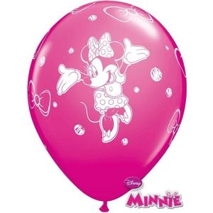 Minnie Mouse party ballonnen 12x stuks