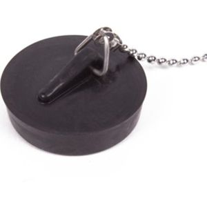 Benson Afvoerstop - 44 mm - gootsteen dop - gootsteenstopper - met RVS ketting 30 cm