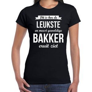 Geweldige bakker t-shirt / kleding zwart dames - cadeau shirt