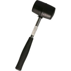 CM Rubberhamer - rubber - zwart - tenthamer/straathamer - 26 cm