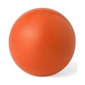 Oranje stressballetje 6 cm