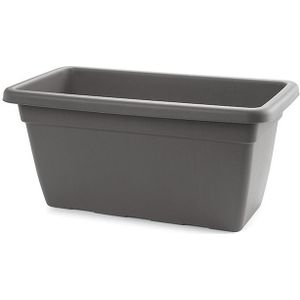 Spetebo Kunststoff Pflanzkübel XXL groß - 58 cm/anthrazit