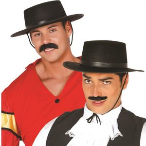 Klassieke Spaanse hoed zwart voor heren