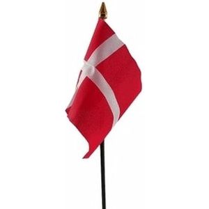 Denemarken vlaggetje polyester