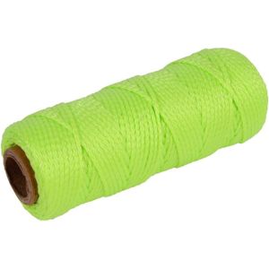 5x stuks touw uitzetdraad/uitzetkoord groen 1,5 mm x 50 meter