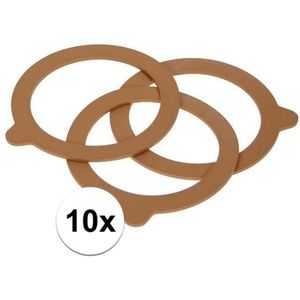 Set 10x Rubberen ring voor inmaak pot - Weckpotten (woonaccessoires) | € 5  bij Primodo.nl | beslist.nl