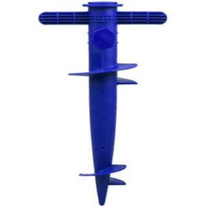 Parasolharing - blauw - kunststof - D22-32 mm x H31 cm
