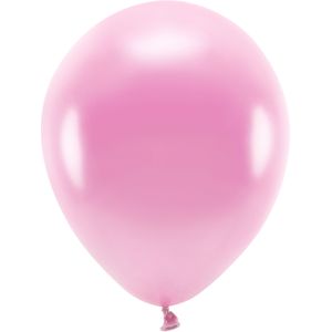 300x Milieuvriendelijke ballonnen lichtroze 26 cm voor lucht of helium