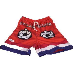 Oranje supporter voetbal shorts