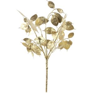 Countryfield kunsttak Lunaria - metallic goud - 40 cm - kunststof