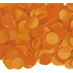Oranje confetti zak van 3 kilo feestversiering