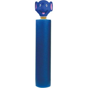 1x Donkerblauw olifanten waterpistool/waterpistolen van foam 26,5 cm met bereik van 6 meter