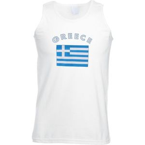 Mouwloos t-shirt met Griekse vlag