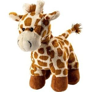 Pluche knuffel giraffe staand 18 cm