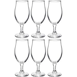 6x Luxe bierglas/bierglazen speciaalbier 260 ml