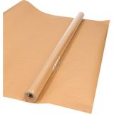 Rol Cadeaupapier/inpakpapier - 500 x 70 cm - bruin