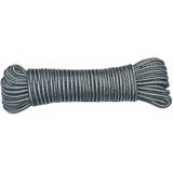 AMIG Paracord touw - 2x - 10 meter - D4mm - 100kg - PP/PE - legergroen/witÂ