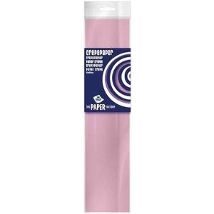 6x Hobby crepe papier licht roze 250 x 50 cm