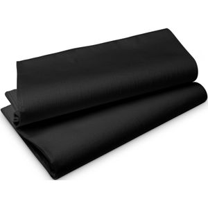 Tafellaken/Tafelkleed zwart 127 x 220 cm van evolin / papier