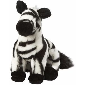 Zebra Knuffeltje 18 cm - Knuffeldier - Speelgoed Dieren Knuffels