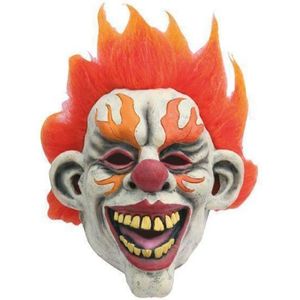 Horror clown masker met spikes
