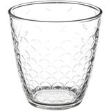 Secret de Gourmet waterglazen/drinkglazen Rome -set 12x - 250 ml - deco glas
