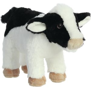 Pluche Dieren Knuffels Koe van 26 cm - Knuffeldieren Koeien Speelgoed