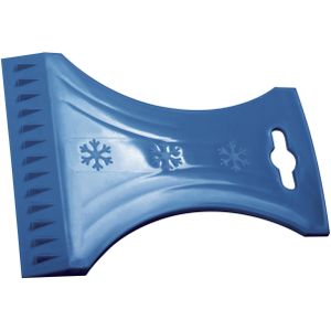IJskrabber/raamkrabber blauw kunststof 10 x 13 cm