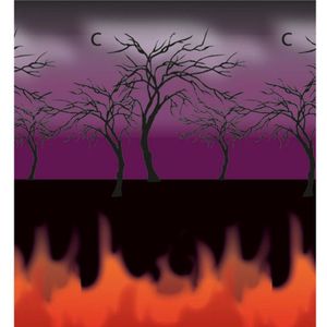 Horror decoratie scenesetter 15 x 1,2 meter