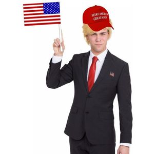 Donald Trump verkleedset / Make America great again