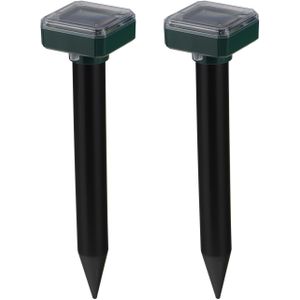 Set van 6x stuks mollenverjagers op solar-energie 25 cm