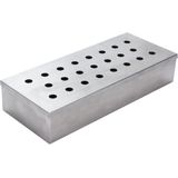 Vaggan Smokerbox - voor de BBQ - RVS - 24 x 10 x 4,5 cm - rookbox - voor rookhout