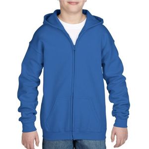 Kobalt blauwe sweater met rits voor jongens
