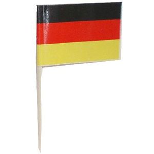 Duitsland vlaggetjes prikkers 250x stuks