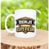 Bellatio Decorations Naam mok Merijn - superieur - 30cl - kado beker