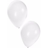 Voordelige witte ballonnen 30x stuks