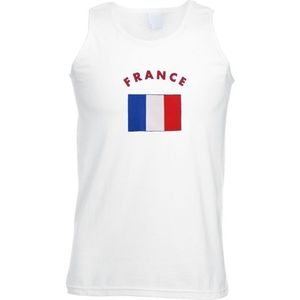 Franse vlag tanktop/t-shirt