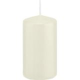 Trend Candles - Stompkaarsen set 6x stuks ivoor wit 10-12-15 cm