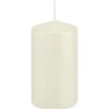 Trend Candles - Stompkaarsen set 6x stuks ivoor wit 10-12-15 cm