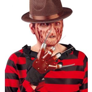 Freddy horror verkleed handschoen met messen