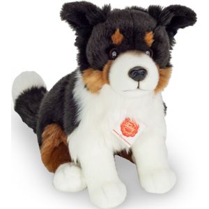 Hermann Teddy Knuffeldier hond Border Collie - pluche - premium kwaliteit - multi kleuren - 30 cm