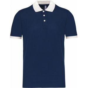 Proact Poloshirt Sport Pro premium quality - navy/wit - mesh polyester - voor heren