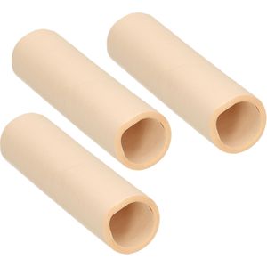 3x stuks rollen Serpentines beige 4 meter