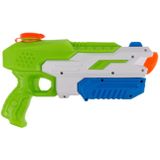 3x Waterpistool/waterpistolen groen 30 cm